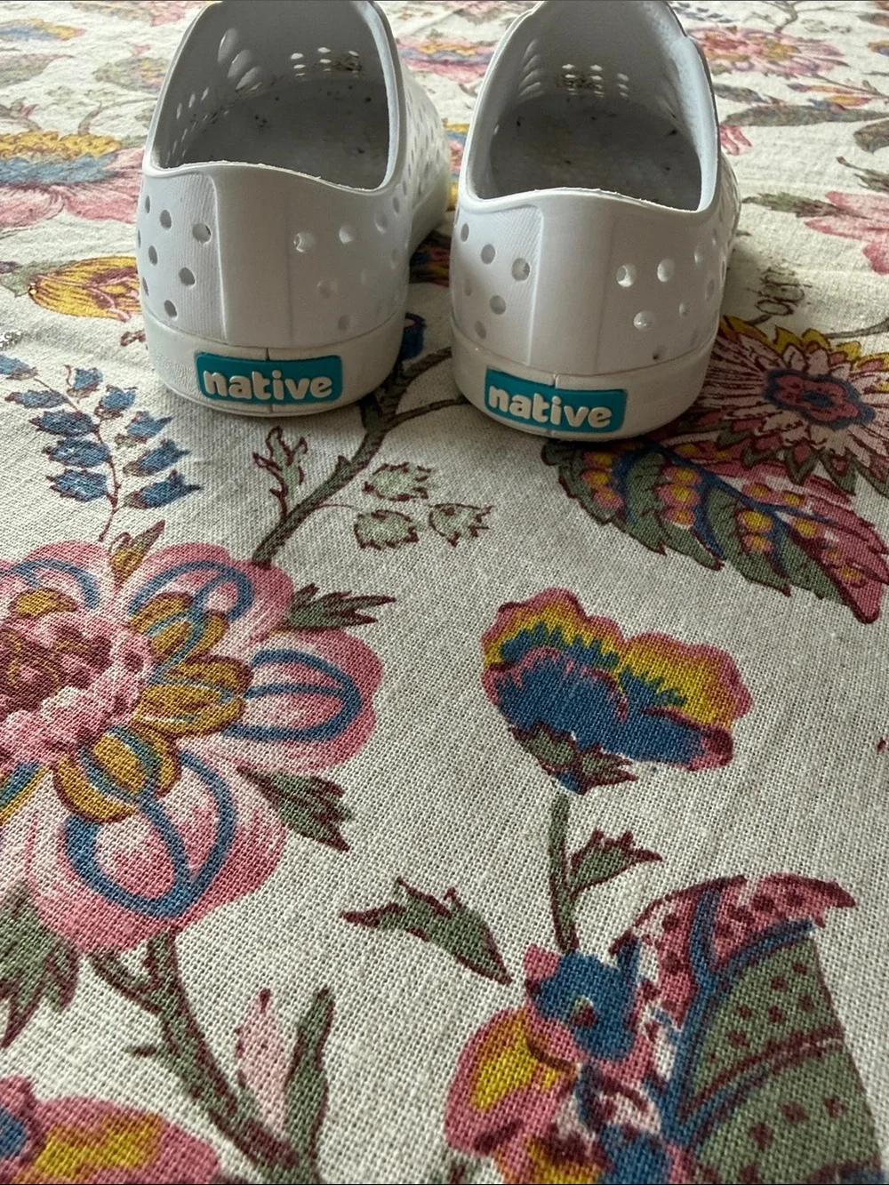 Native Kids Slip-On Water Shoes in White
